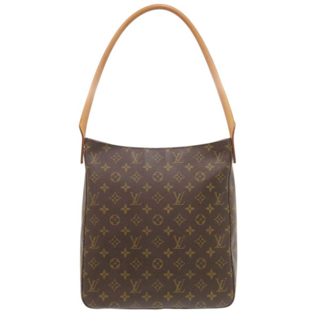 LOUIS VUITTON Brown Monogram Looping GM Shoulder Bag